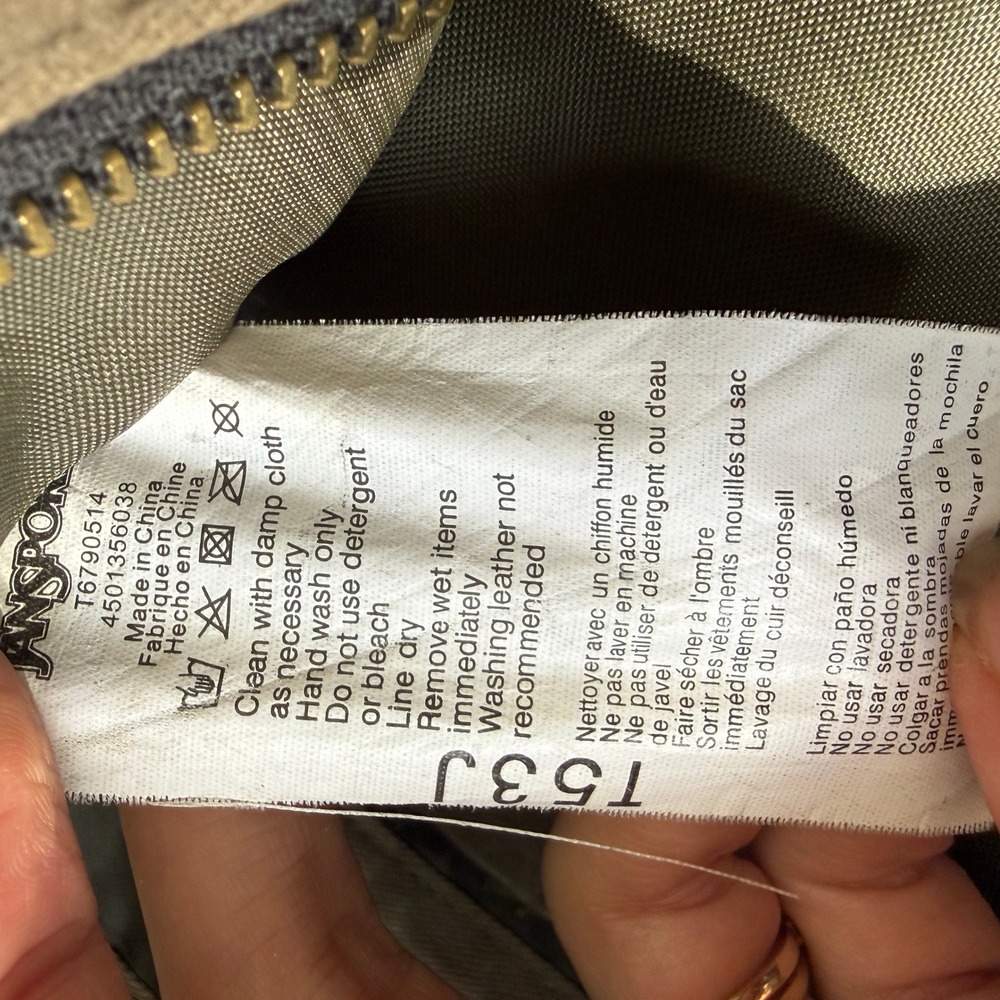 JanSport Seattle Skip Yowell Green Machine Brannon Messenger‎ Tote Bag Rare - Picture 11 of 15